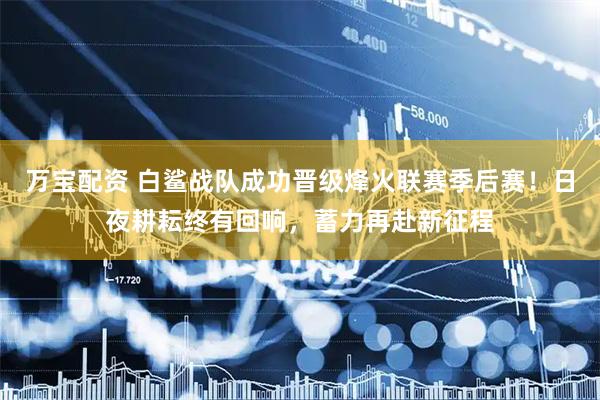 万宝配资 白鲨战队成功晋级烽火联赛季后赛!日夜耕耘终有回响,蓄力再赴新征程